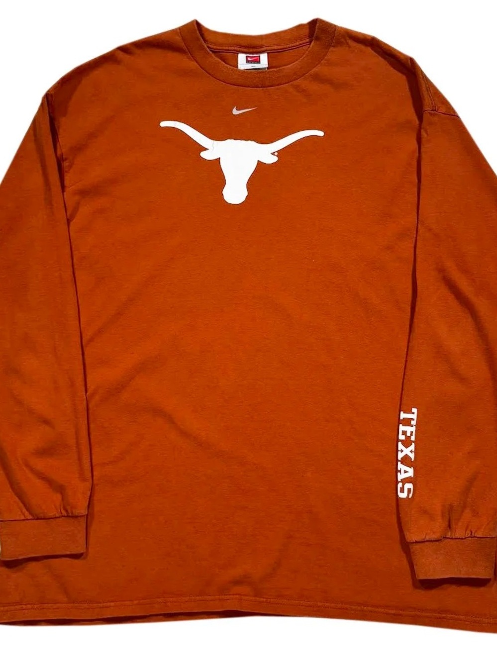 Vintage Nike Texas Longhorns Long Sleeve T Shirt (Size XL)